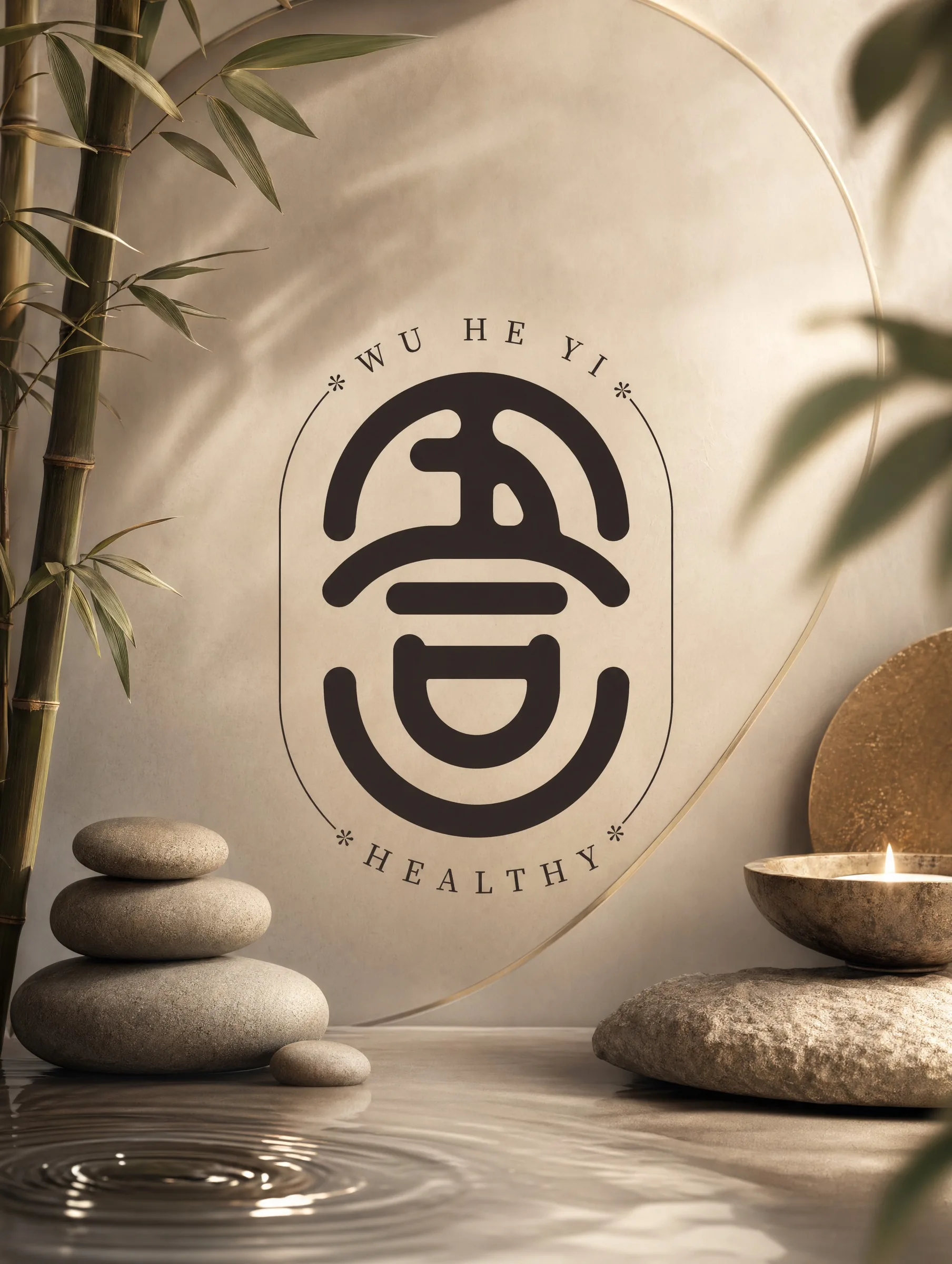 WU HE YI brand identity project by GNEMO Studio