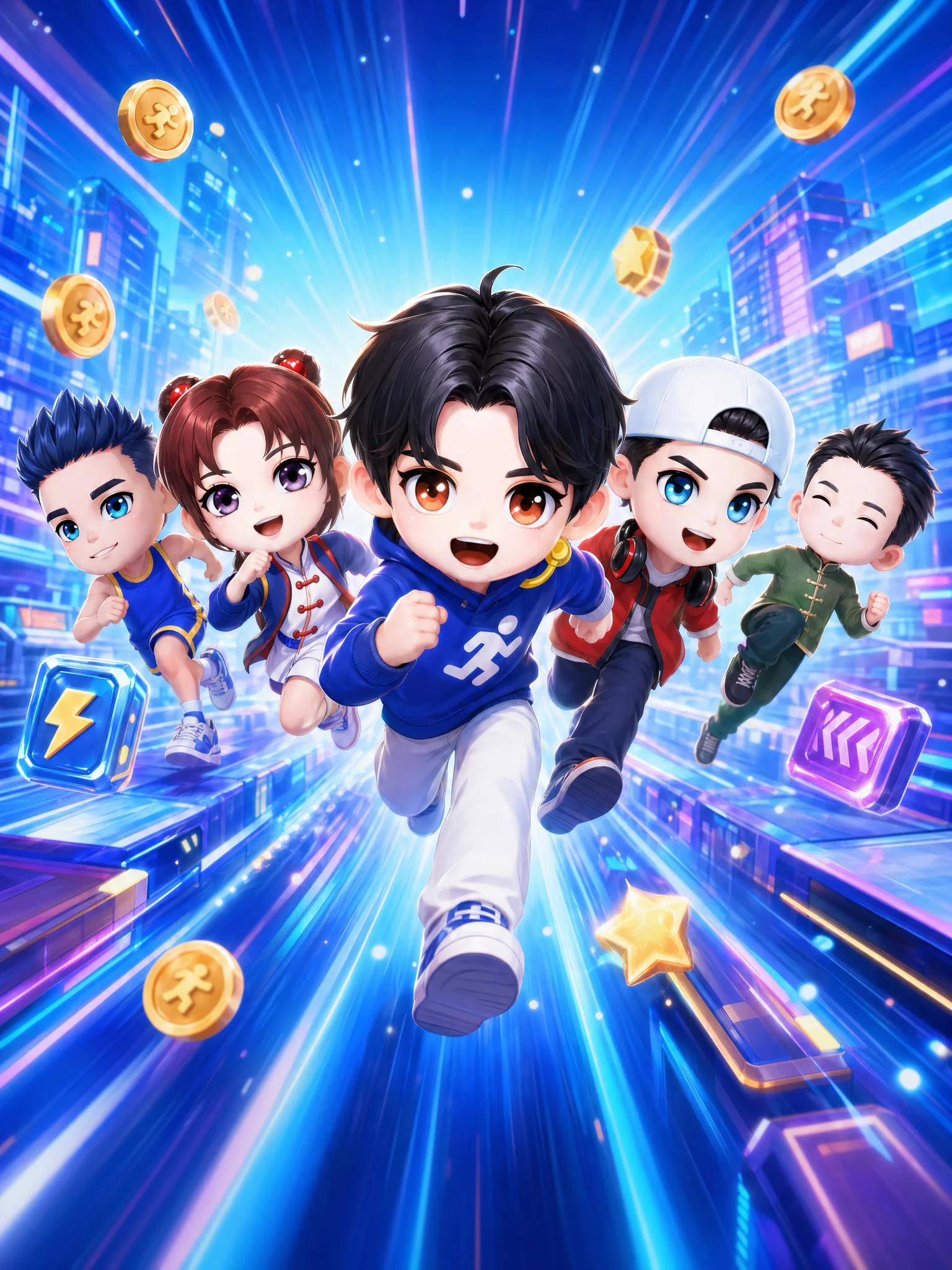 RUNNER IDOL game UI project by GNEMO Studio